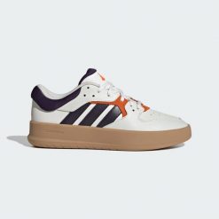 Buty Court 24. Białe buty sportowe na co dzień damskie Adidas, bez wzorów. Za 399.00 zł.