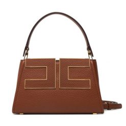 Torebka Elisabetta Franchi. Brązowe torebki klasyczne damskie Elisabetta Franchi, bez wzorów, bez dodatków. Za 1,539.00 zł.