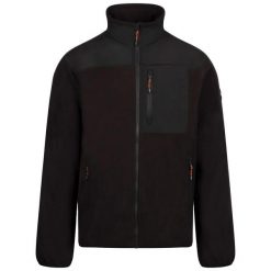 Męska Bluza Polarowa Lafferty. Czarne bluzy z kapturem męskie Trespass, na zimę, m, z materiału. Za 279.99 zł.