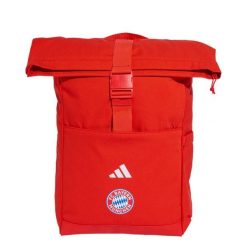 Plecak FC Bayern Home. Czerwone plecaki damskie Adidas, bez wzorów, z materiału, eleganckie. Za 179.00 zł.