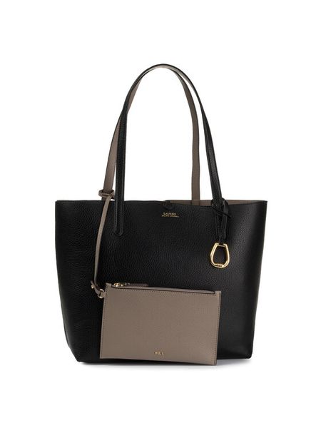 Lauren Ralph Lauren Torebka Rvrsble Tote 431795329001 Czarny. Czarne torebki klasyczne damskie Lauren Ralph Lauren, bez wzorów, ze skóry, bez dodatków. Za 939.99 zł.