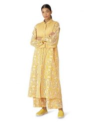 Ilse Jacobsen Kamizelka pikowana w kolorze żółtym rozmiar: 38. Żółte kamizelki damskie Ilse Jacobsen. Za 165.99 zł.