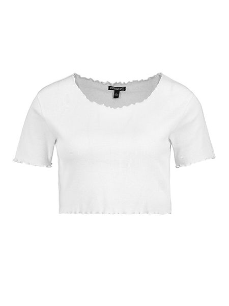 Eight2Nine Koszulka w kolorze białym rozmiar: XL. Białe bluzki damskie Eight2Nine, xl, bez wzorów, z bawełny, bez kołnierzyka. Za 29.95 zł.