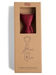 Finshley & Harding London krawat na zamek błyskawiczny wykonany z jedwabiu Mężczyźni Jedwab czerwony, ONE SIZE. Czerwone krawaty i muchy męskie Finshley & Harding London, bez wzorów, z jedwabiu, biznesowe. Za 149.95 zł.