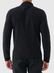 4F Kurtka polarowa w kolorze czarnym rozmiar: XL. Czarne kurtki męskie 4f, xl, bez wzorów, z materiału, bez kaptura. Za 222.41 zł.