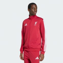 Bluza dresowa Liverpool FC DNA. Czarne bluzy bez kaptura męskie Adidas, l, z dresówki. Za 329.00 zł.
