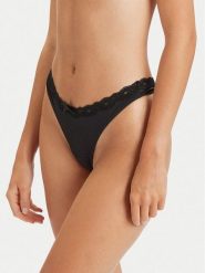 Hunkemöller Stringi Lola 202698 Czarny. Czarne stringi damskie Hunkemöller, l, bez wzorów, z syntetyku. Za 59.99 zł.