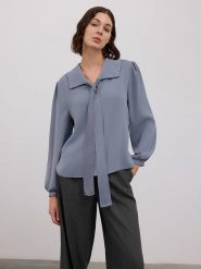 BGN Bluzka w kolorze antracytowym rozmiar: 36. Czarne bluzki damskie BGN, bez wzorów, bez kołnierzyka, bez ramiączek. Za 78.99 zł.