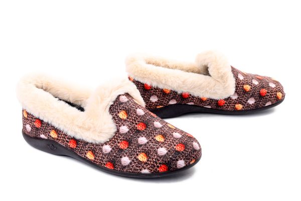 Sanital Flex Z26211X brown, domowe damskie. Brązowe kapcie damskie Sanital Flex. Za 129.90 zł.