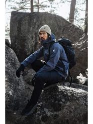 Halti Spodnie softshellowe "Vuoksi II" w kolorze czarnym rozmiar: M. Czarne spodnie materiałowe męskie Halti, bez wzorów, sportowe. Za 300.92 zł.