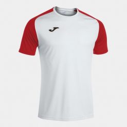 Koszulka do piłki nożnej męska Joma Academy IV. Białe t-shirty sportowe męskie Joma, m, bez ramiączek, do piłki nożnej. W wyprzedaży za 72.65 zł.