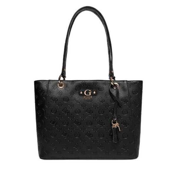 Torebka Guess. Czarne torebki klasyczne damskie Guess, z aplikacjami, bez dodatków. Za 679.99 zł.