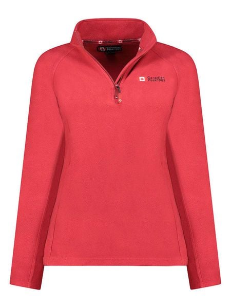 Canadian Peak Kurtka polarowa "Tugeak" w kolorze czerwonym rozmiar: XL. Czerwone kurtki damskie Canadian Peak, xl, bez wzorów, z polaru, bez kaptura. Za 95.92 zł.