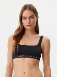 Tommy Hilfiger Góra od bikini UW0UW04108 Czarny. Czarne bikini damskie Tommy Hilfiger, bez wzorów. Za 119.99 zł.