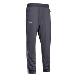 Spodnie treningowe do hokeja na trawie męskie Korok FH900. Czarne spodnie materiałowe męskie KOROK, bez wzorów, z elastanu, sportowe. W wyprzedaży za 129.99 zł.