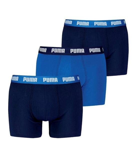 Bokserki męskie PUMA Everyday 3. Niebieskie bokserki męskie Puma, bez wzorów, z bawełny. Za 190.00 zł.