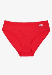 Czerwone Gładkie Majtki Figi z Bawełny Laniriela. Czerwone figi damskie Born2be, l, bez wzorów, z bawełny. Za 4.99 zł.