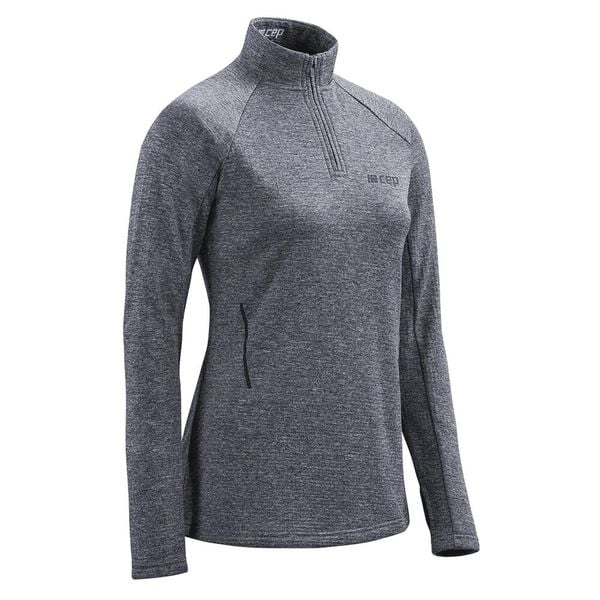 Koszulka sportowa z długim rękawem zimowa CEP damska. Czarne bluzki sportowe damskie CEP, s, bez kołnierzyka, bez ramiączek. Za 279.00 zł.