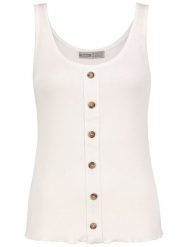 Stitch & Soul Top w kolorze białym rozmiar: XS. Białe topy damskie Stitch & Soul, xs, bez wzorów, prążkowane, bez kołnierzyka. Za 34.95 zł.