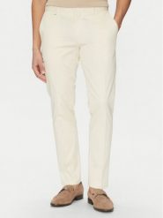 BOSS Spodnie garniturowe C-Genius 50539970 Écru Slim Fit. Spodnie wizytowe męskie Boss, z bawełny. Za 415.62 zł.