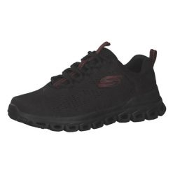 Buty do chodzenia męskie Skechers Glidestep Fasten UP. Czarne buty sportowe na co dzień męskie Skechers, z materiału, bez zapięcia, trekkingowe. Za 481.60 zł.
