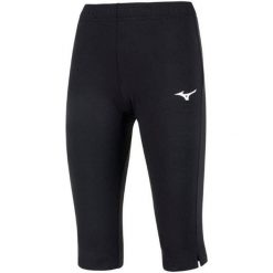 Damskie legginsy Mizuno High-Kyu Capri. Czarne legginsy damskie Mizuno, bez wzorów. W wyprzedaży za 122.00 zł.