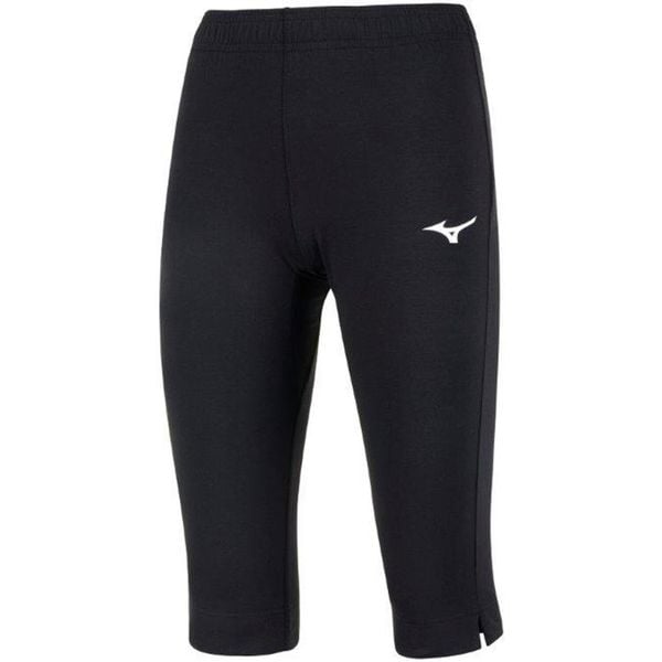 Damskie legginsy Mizuno High-Kyu Capri. Czarne legginsy damskie Mizuno, bez wzorów, na fitness i siłownię. W wyprzedaży za 122.00 zł.
