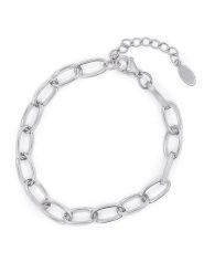 MOODE Bransoletka "June" rozmiar: onesize. Szare bransoletki damskie MOODE, ze stali. Za 39.99 zł.