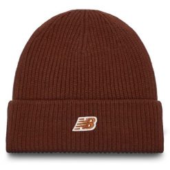 Czapka New Balance. Brązowe czapki męskie New Balance, na zimę, bez wzorów. Za 119.99 zł.