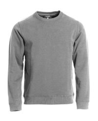 Clique Classic Roundneck bluza z okrągłym dekoltem szary melanż. Szare bluzy bez kaptura męskie CLIQUE, s, z bawełny. Za 191.75 zł.