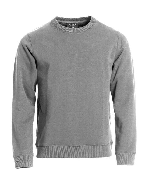 Clique Classic Roundneck bluza z okrągłym dekoltem szary melanż. Szare bluzy bez kaptura męskie CLIQUE, s, z bawełny. Za 191.75 zł.