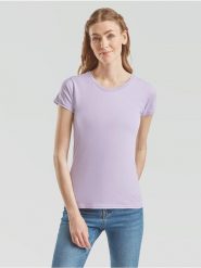 Fioletowy t-shirt damski Fruit Of The Loom Iconic 150. Białe t-shirty damskie Fruit of the Loom, m, bez wzorów, z bawełny, bez kołnierzyka. Za 124.99 zł.