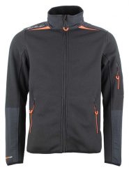 Peak Mountain Kurtka polarowa "Capri" w kolorze czarnym rozmiar: M. Czarne kurtki męskie Peak Mountain, m, bez wzorów, z materiału, bez kaptura. Za 260.99 zł.