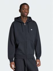 Adidas Bluza Trefoil Essentials KS8941 Czarny Loose Fit. Czarne bluzy bez kaptura męskie Adidas, m, z bawełny. Za 258.99 zł.