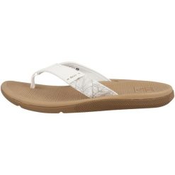 Damskie japonki Reef. Brązowe klapki damskie Reef, bez wzorów, z materiału, bez obcasa. Za 455.99 zł.