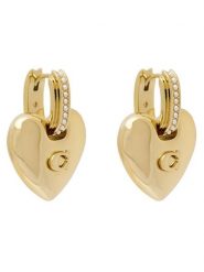 Coach Kolczyki 37557565 Złoty. Żółte kolczyki damskie Coach, metalowe. Za 639.99 zł.