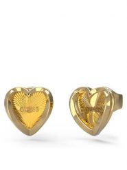 Guess Kolczyki JUBE04 612JW Złoty. Żółte kolczyki damskie Guess, metalowe. Za 139.99 zł.