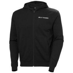 Bluza z kapturem i zamkiem błyskawicznym Helly Hansen Core. Czarne bluzy z kapturem męskie Helly Hansen, m, z bawełny. Za 367.50 zł.
