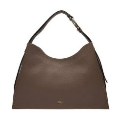 Torebka Furla. Brązowe torebki klasyczne damskie Furla, bez wzorów, bez dodatków. Za 2,019.00 zł.