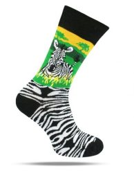Skarpetki Bawełniane - Tematyczne - Zebra. Skarpetki męskie His Story, bez wzorów, z bawełny. Za 29.99 zł.