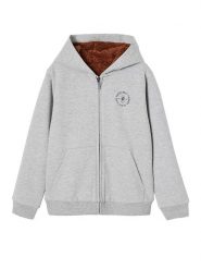 Vertbaudet Bluza w kolorze szarym rozmiar: 86. Szare bluzy i bluzki niemowlęce vertbaudet, bez wzorów, z jeansu, bez ramiączek, bez kaptura. Za 43.99 zł.