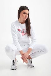 Bluza damska EMPORIO ARMANI. Bluzy bez kaptura damskie Emporio Armani, l. W wyprzedaży za 381.07 zł.