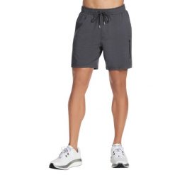 Spodenki sportowe męskie Weekend 7 Short. Czarne szorty sportowe męskie Skechers, m, z materiału, trekkingowe. Za 229.99 zł.