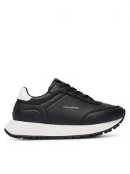 Calvin Klein Sneakersy Low Cut Lace-Up Sneaker V3A9-83110-1355 S Czarny. Czarne buty sportowe dziewczęce CALVIN KLEIN, bez wzorów, ze skóry, bez zapięcia. Za 379.99 zł.