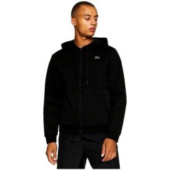Męska kurtka sportowa Lacoste Czarny. Czarne kurtki treningowe męskie Lacoste, m, bez wzorów, na fitness i siłownię. Za 616.90 zł.