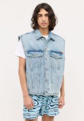 MĘSKA KAMIZELKA JENSOWA MUSTANG Florida Vest Denim Blue 1015160 5000 212. Niebieskie kamizelki męskie Mustang, m, z denimu. Za 269.99 zł.