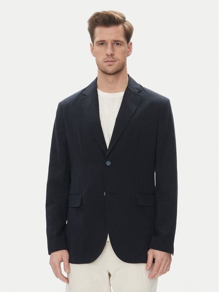 Marciano Guess Marynarka 5GHN15 2310Z Granatowy Regular Fit. Niebieskie marynarki męskie Marciano Guess, z aplikacjami, z syntetyku. Za 609.00 zł.