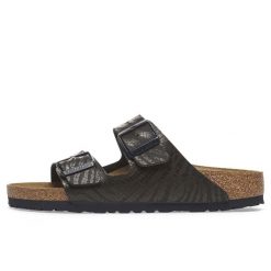 Kapcie Birkenstock Arizona, Syntetyczne Damskie. Czarne kapcie damskie Birkenstock, z materiału. Za 425.35 zł.