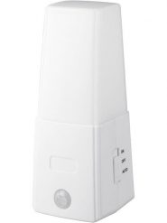 Wenko Lampka nocna LED w kolorze białym - wys. 12,5 cm rozmiar: onesize. Białe koszule nocne damskie WENKO, bez wzorów, z materiału. Za 48.50 zł.