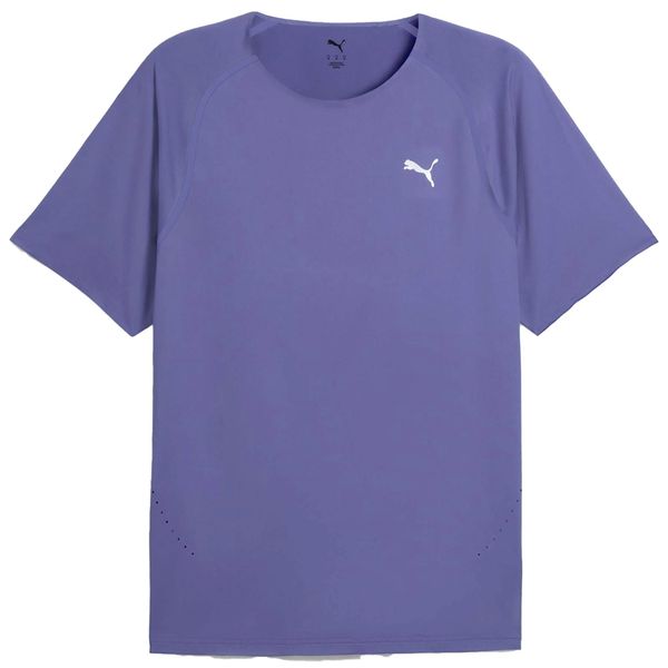 Koszulka Puma M Run Cloudspun? Dorosłych. Niebieskie t-shirty sportowe męskie Puma, l, z elastanu, bez ramiączek, do biegania. Za 169.99 zł.